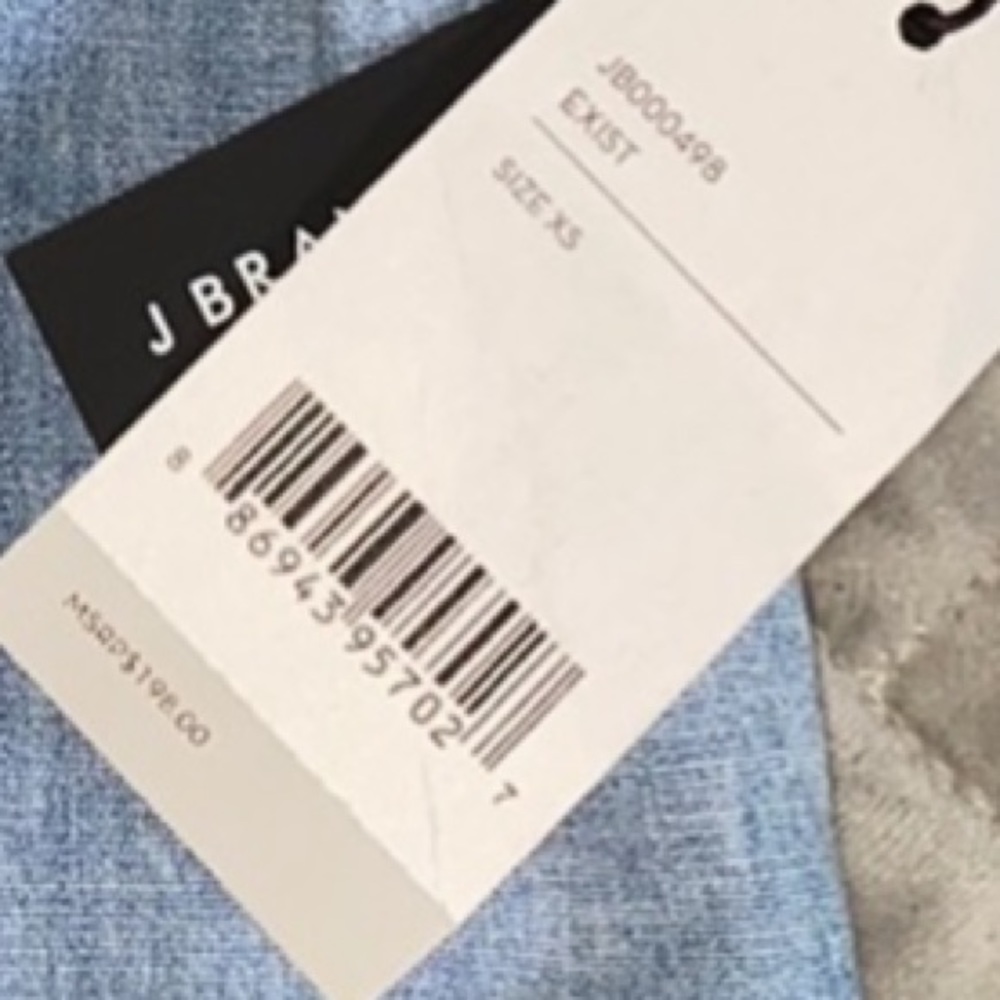 J BRAND Shirt Top Blouse‎ Chambray Denim Button Down - Picture 3 of 6